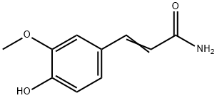 4-HYDROXY-3-METHOXYCINNAMIDE Struktur