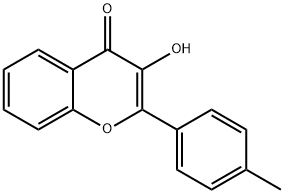 3-Hydroxy-4'-methylflavone Struktur