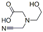 Glycine, N-(cyanomethyl)-N-(2-hydroxyethyl)- (9CI) Struktur