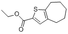 5,6,7,8-TETRAHYDRO-4H-CYCLOHEPTA[B]THIOPHENE-2-CARBOXYLIC ACID ETHYL ESTER Struktur