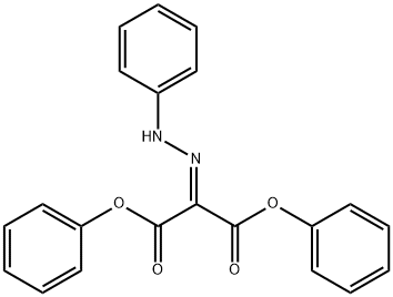 2-Phenylhydrazonomalonic acid diphenyl ester Struktur