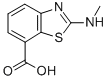 7-Benzothiazolecarboxylicacid,2-(methylamino)- Struktur