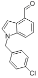 1-[(4-CHLOROPHENYL)METHYL]-1H-INDOLE-4-CARBOXALDEHYDE Struktur