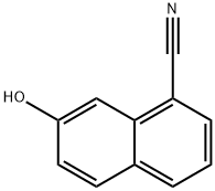 7-HYDROXY-1-NAPHTHONITRILE Struktur