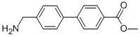 4'-(AMINOMETHYL)-BIPHENYL-4-CARBOXYLIC ACID METHYL ESTER Struktur