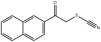 2-NAPHTHOYLMETHYL THIOCYANATE Struktur