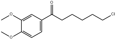 1-CHLORO-6-(3,4-DIMETHOXYPHENYL)-6-OXOHEXANE Struktur