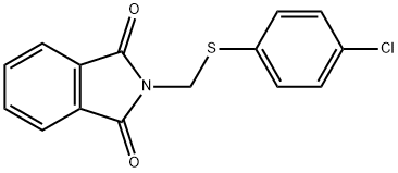 N-[(4-Chlorophenyl)thiomethyl]phthalimide Struktur