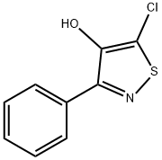 5-Chloro-3-phenylisothiazol-4-ol Struktur