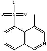 5-CHLOROSULFONYL-4-METHYLISOQUINOLINE Struktur