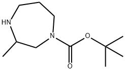 TETRT-BUTYL3-METHYL-1,4-DIAZEPANE-1-CARBOXYLATE Struktur