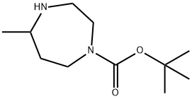 TETRT-BUTYL5-METHYL-1,4-DIAZEPANE-1-CARBOXYLATE Struktur