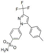 4-[5-(4-methylphenyl)-3-(trifluoromethyl)pyrazol-1-yl]benzenesulfonami de Struktur