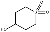 tetrahydro-2H-thiopyran-4-ol 1,1-dioxide(SALTDATA: FREE) Struktur