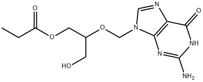 Ganciclovir Monoproprionate Struktur