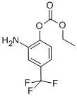 [2-amino-4-(trifluoromethyl)phenyl] ethyl carbonate Struktur