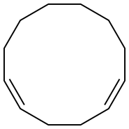 (1E,5Z)-1,5-Cyclododecadiene Struktur