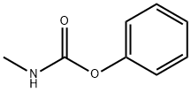 Methylcarbamic acid phenyl ester Struktur