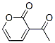 2H-Pyran-2-one, 3-acetyl- (9CI) Struktur