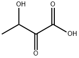 Butanoic acid, 3-hydroxy-2-oxo- (9CI) Struktur