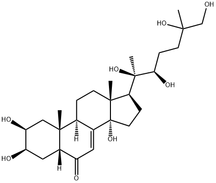 20,26-dihydroxyecdysone Struktur