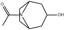 8-Azabicyclo[3.2.1]octan-3-ol, 8-acetyl- (9CI) Struktur