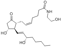 DINOPROSTONE ETHANOLAMIDE Struktur