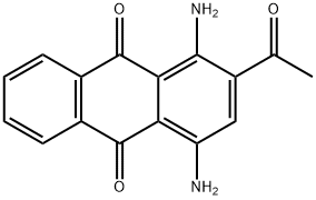 2-acetyl-1,4-diaminoanthraquinone  Struktur