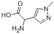 1H-Pyrazole-4-aceticacid,alpha-amino-1-methyl-(9CI) Struktur