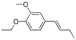 Benzene, 4-(1-butenyl)-1-ethoxy-2-methoxy-, (E)- (9CI) Struktur