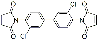 N,N'-(3,3'-Dichlorobiphenyl-4,4'-diyl)dimaleimide Struktur