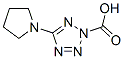 2H-Tetrazole-2-carboxylic  acid,  5-(1-pyrrolidinyl)- Struktur