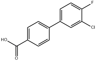 4-(2-Cyano-3-fluorophenyl)benzoic acid Struktur