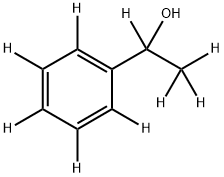 1-PHENYLETHANOL-D9 Struktur