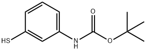 (3-MERCAPTO-PHENYL)-CARBAMIC ACID TERT-BUTYL ESTER Struktur