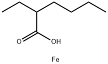 2-ethylhexanoic acid, iron salt Struktur