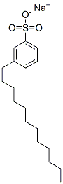 sodium 3-dodecylbenzenesulfonate Struktur