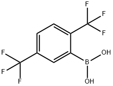 2,5-BIS(TRIFLUOROMETHYL)BENZENEBORONIC ACID price.