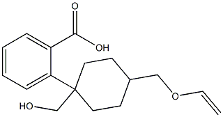 4-(VINYLOXYMETHYL)CYCLOHEXYLMETHYL Struktur