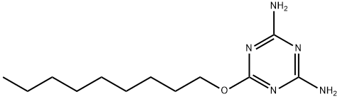 6-nonoxy-1,3,5-triazine-2,4-diamine Struktur