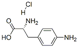 H-P-AMINO-D-PHE-OH HCL Struktur