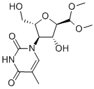 2,5-ANHYDRO-4-DEOXY-4-(3,4-DIHYDRO-2,4-DIOXO-1(2H)-PYRIMIDINYL)-1-(DIMETHYL ACETAL)-L-MANNOSE Struktur