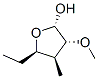 2-Furanol,5-ethyltetrahydro-3-methoxy-4-methyl-,(2alpha,3alpha,4beta,5beta)-(9CI) Struktur