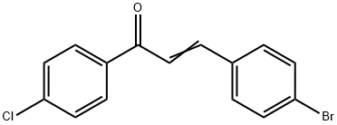 4-BROMO-4'-CHLOROCHALCONE Struktur