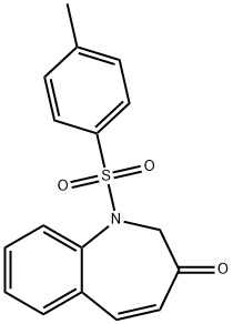 1-[(4-Methylphenyl)sulfonyl]-1H-1-benzazepin-3(2H)-one Struktur