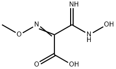 Propanoic acid, 3-(hydroxyamino)-3-imino-2-(methoxyimino)- (9CI) Struktur