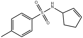 Benzenesulfonamide, N-2-cyclopenten-1-yl-4-methyl- (9CI) Struktur