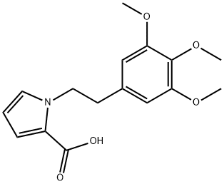 1-[2-(3,4,5-Trimethoxyphenyl)ethyl]-1H-pyrrole-2-carboxylic acid Struktur