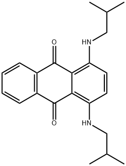 1,4-bis[(2-methylpropyl)amino]anthraquinone Struktur