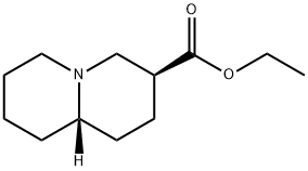 3-Ethoxycarbonylquinolizidine Struktur